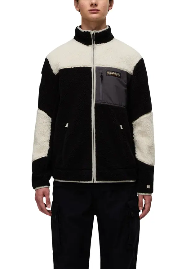 Napapijri Napapijri flis pulover z dolgimi rokavi