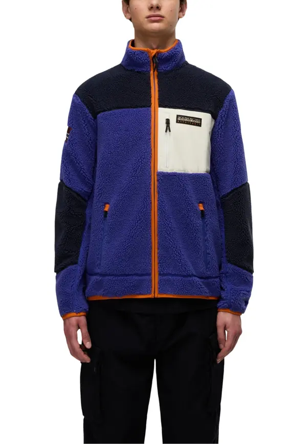 Napapijri Napapijri flis pulover z visokim ovratnikom