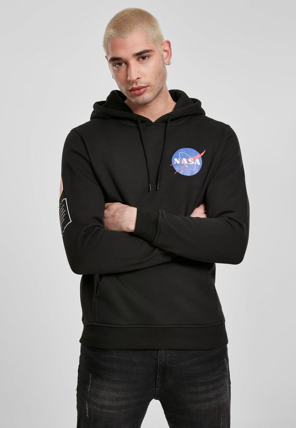 MT Men NASA Insignia Flag Hoody Black