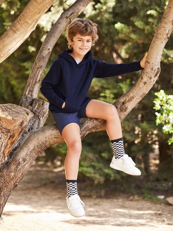 Fruit of the Loom Navy blue children's hoodie Fruit of the Loom