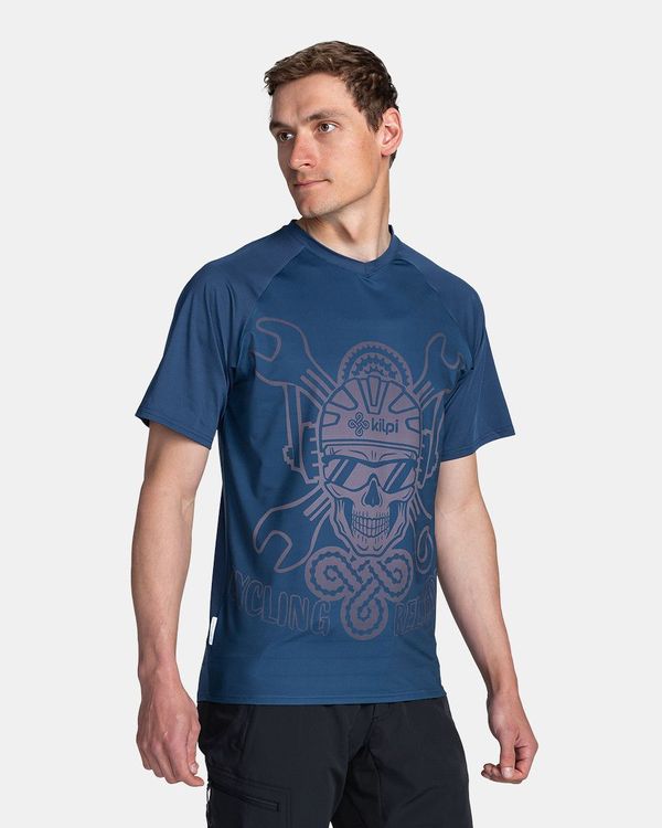 Kilpi Navy blue men's sports T-shirt with print Kilpi REMIDO