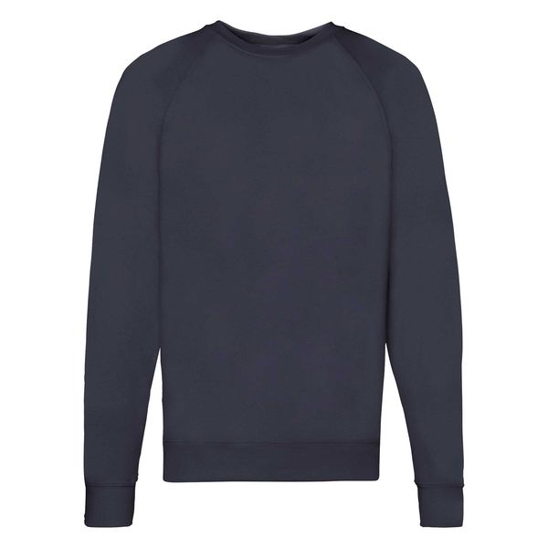 Fruit of the Loom Navy blue men's sweatshirt Lightweight Raglan Sweat Fruit of the Loom