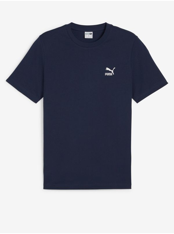 Puma Navy blue men's T-shirt Puma Classics Small Logo Tee