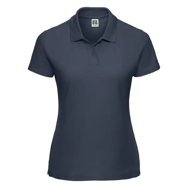 RUSSELL Navy Blue Polycotton Polo Russell Women's T-Shirt