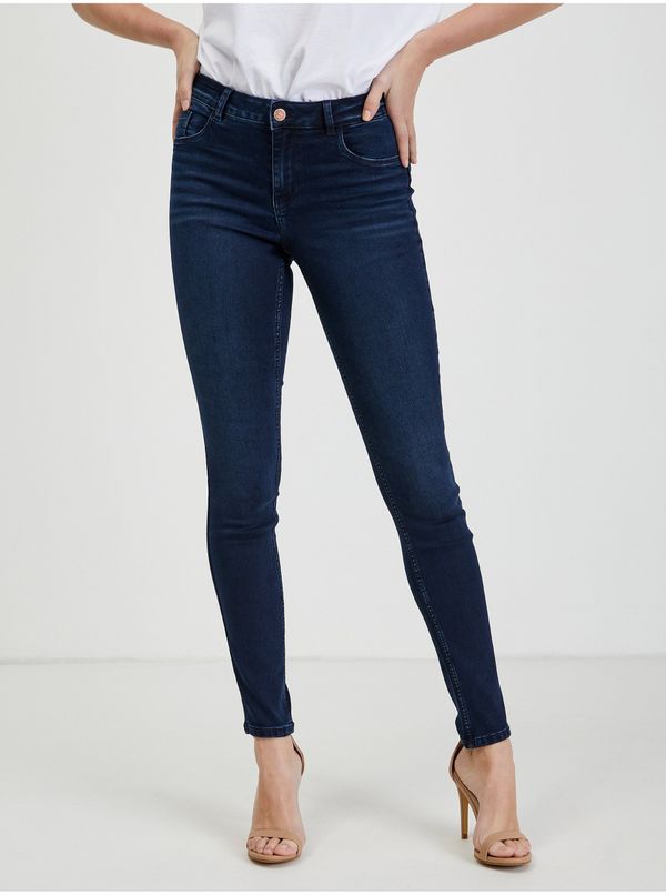 Orsay Navy blue women's skinny fit jeans ORSAY