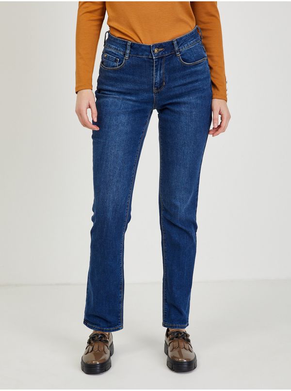 Orsay Navy blue women's straight fit jeans ORSAY