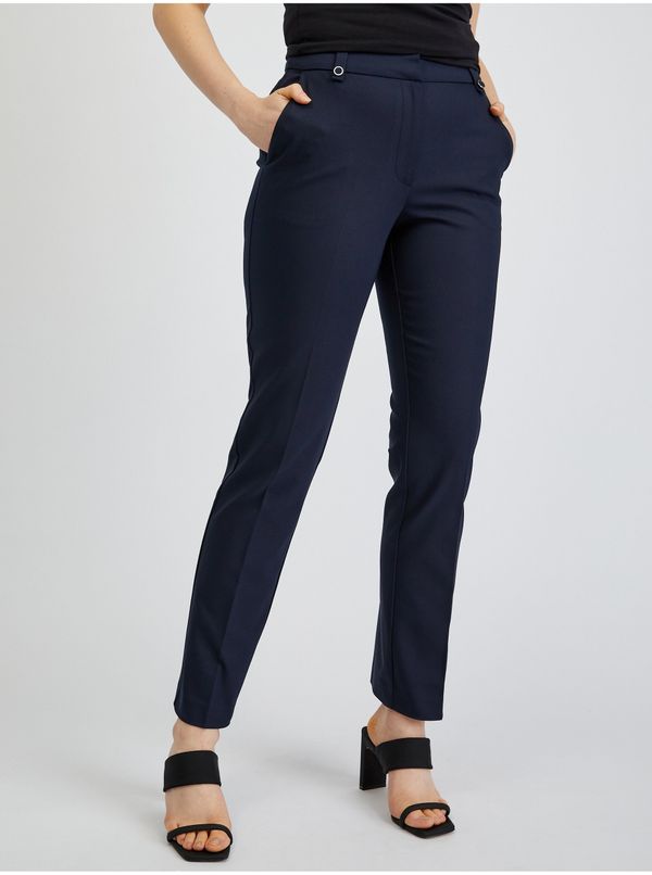 Orsay Navy blue women's trousers ORSAY