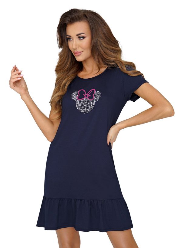 Donna Navy Navy Mouse T-Shirt