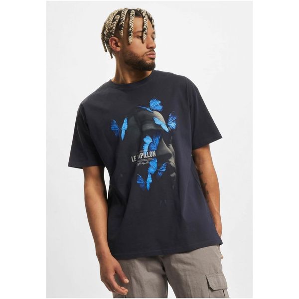 Mister Tee Navy T-shirt Le Papillon Oversize