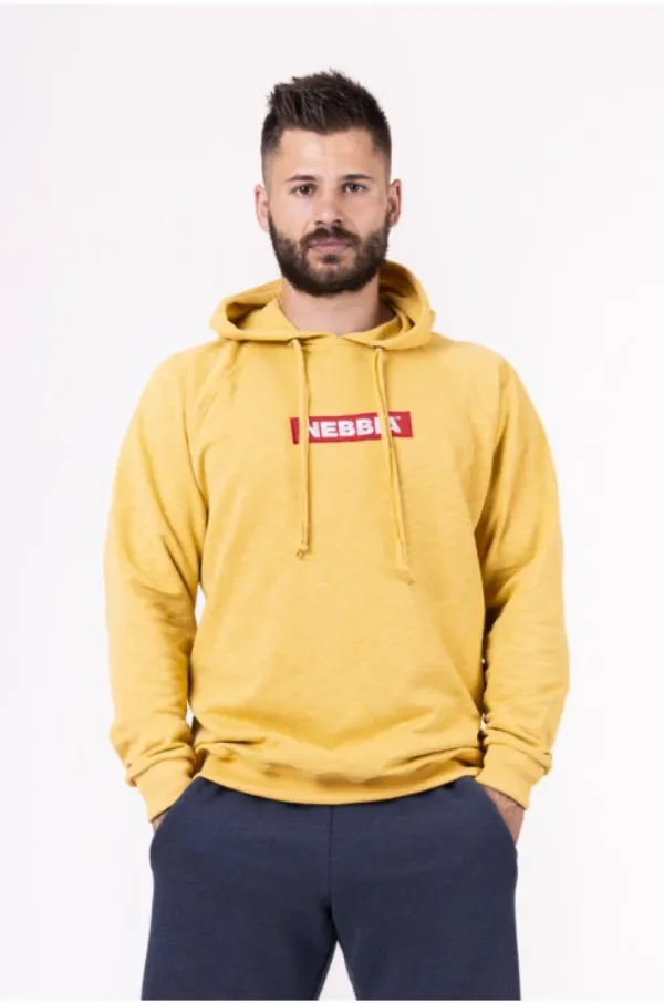 NEBBIA Nebbia Red Label Hoodie 149 Yellow XL