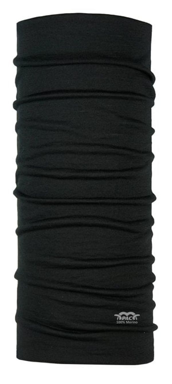 PAC Neck warmer PAC MERINO WOOL Total Black