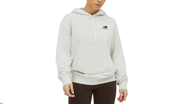 New Balance New Balance Uni-ssentials pulover s kapuco siv
