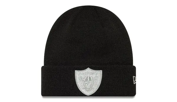 New Era New Era Knit NFL kovinska kapa, črna