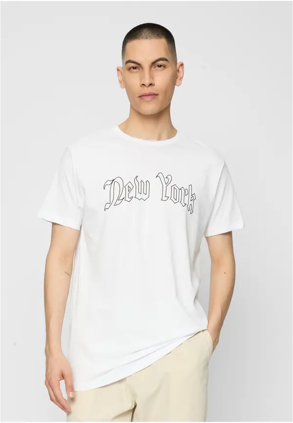 Mister Tee New York Wording T-shirt white