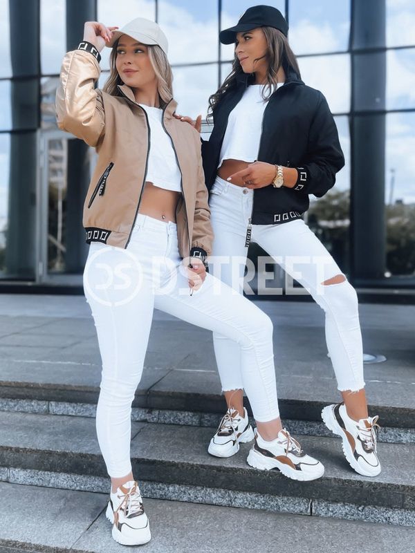 DStreet Niezwykła kurtka damska HERA czarna Dstreet