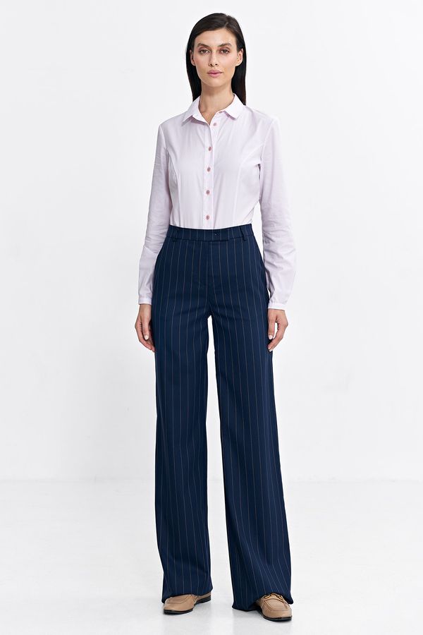 Nife Nife Woman's Pants SD103 Navy Blue