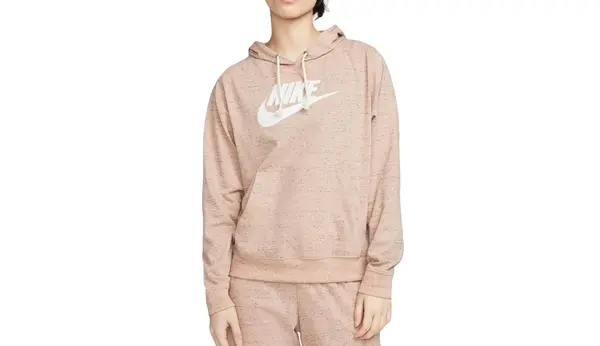 Nike Nike Sportswear Gym Vintage pulover s kapuco roza
