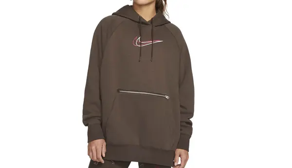 Nike Nike Sportswear jopa s kapuco baročno rjave barve