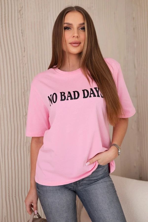 Kesi No Bad Days Cotton Blouse Light Pink