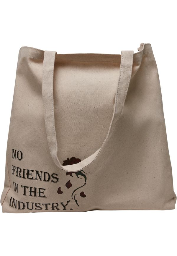 MT Accessoires No Friends oversize canvas bag in white