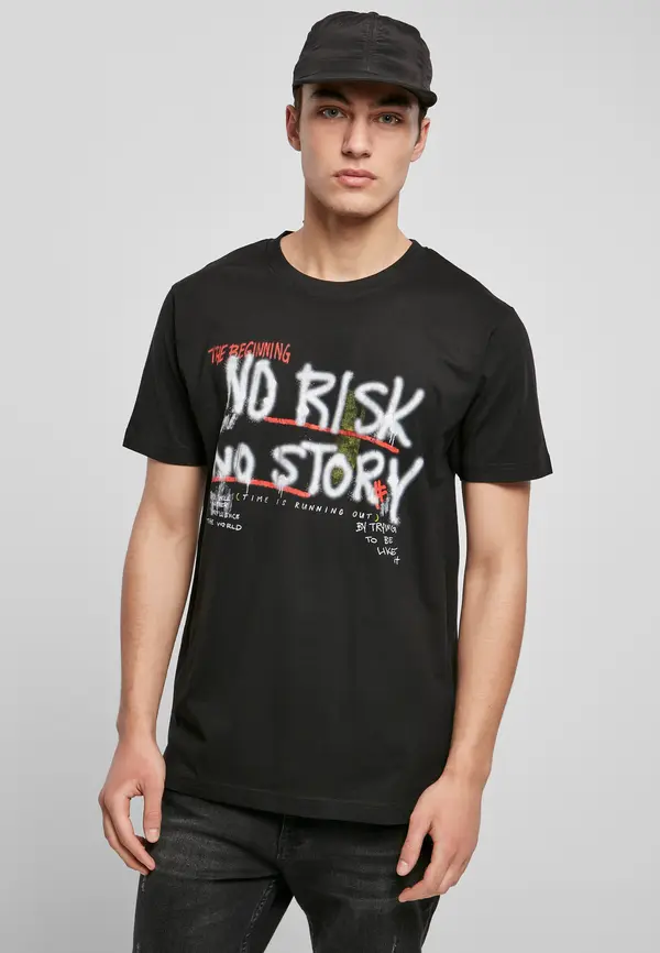 Mister Tee No Risk No Story Tee Black