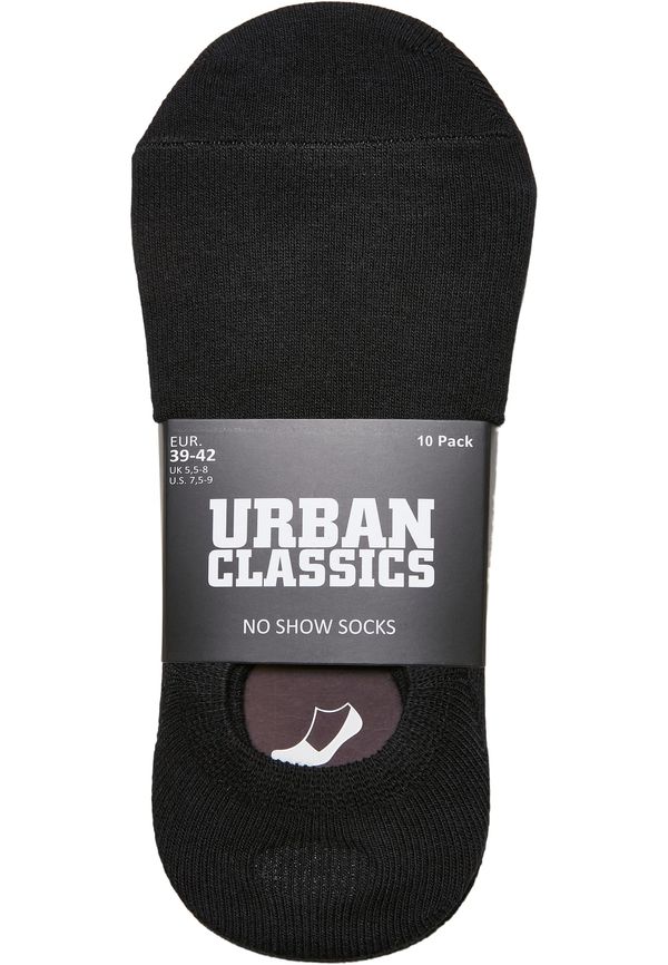 Urban Classics Accessoires No Show Socks 10-Pack black