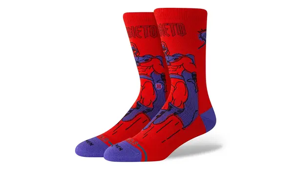 Stance Nogavice Stance Magneto Crew rdeče