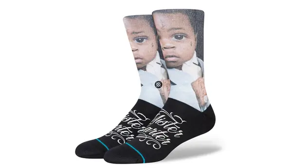 Stance Nogavice Stance Mister Carter Crew črne