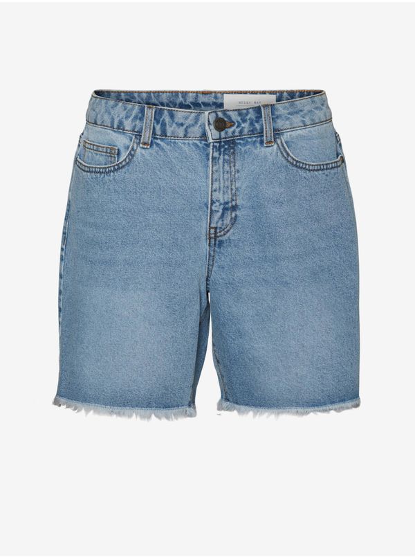 Noisy May Noisy May Smiley Blue Denim Shorts - Women