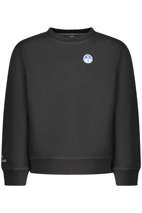 North Sails NORTH SAILS CHILDREN'S BLACK ZIP-UP SWEATSHIRT