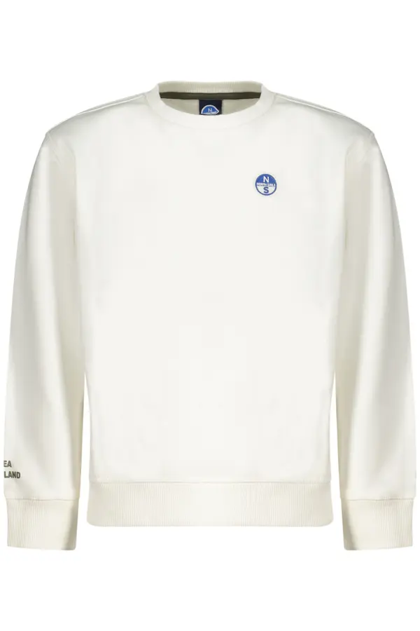 North Sails NORTH SAILS CHILDREN'S ZIP-UP SWEATSHIRT, WHITE
