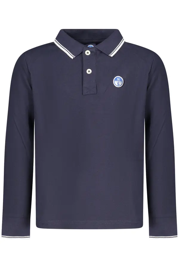 North Sails NORTH SAILS KIDS' LONG-SLEEVED POLO SHIRT, BLUE