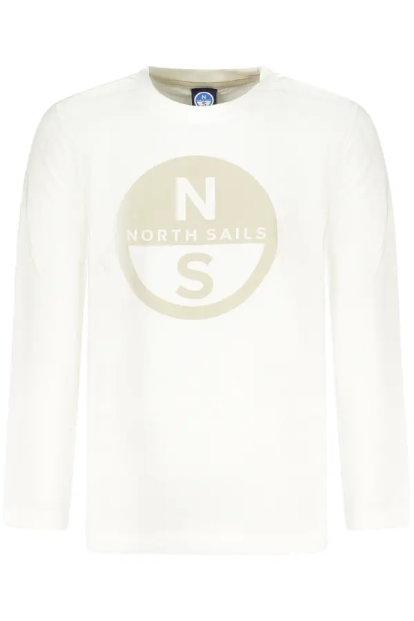 North Sails NORTH SAILS LONG-SLEEVED T-SHIRT FOR KIDS, WHITE
