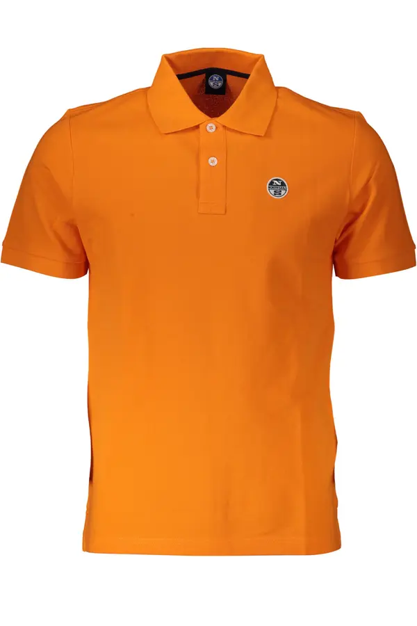 North Sails NORTH SAILS POLO SHORT SLEEVE MAN ORANGE