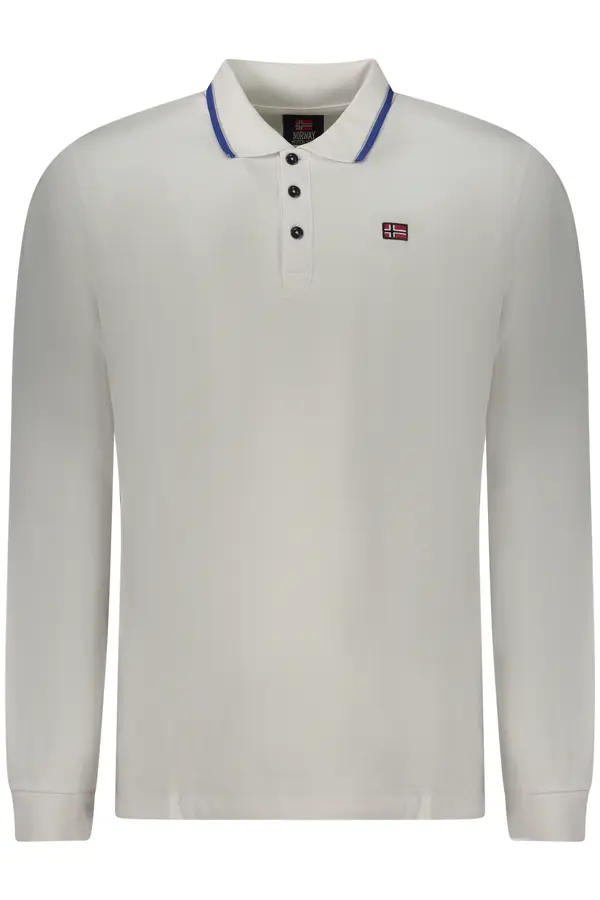 NORWAY 1963 NORWAY 1963 MEN'S LONG-SLEEVED POLO SHIRT WHITE