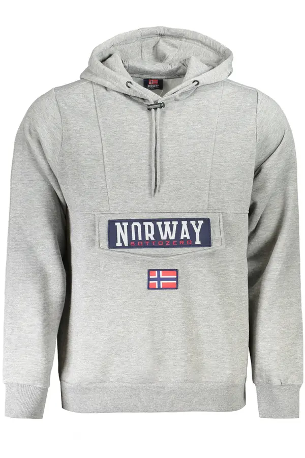 NORWAY 1963 NORWAY 1963 MEN'S ZIP-UP SWEATSHIRT GREY
