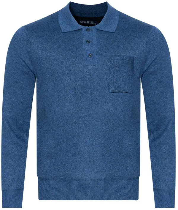 NEW WISE NOVA majica WISE v temno modri barvi