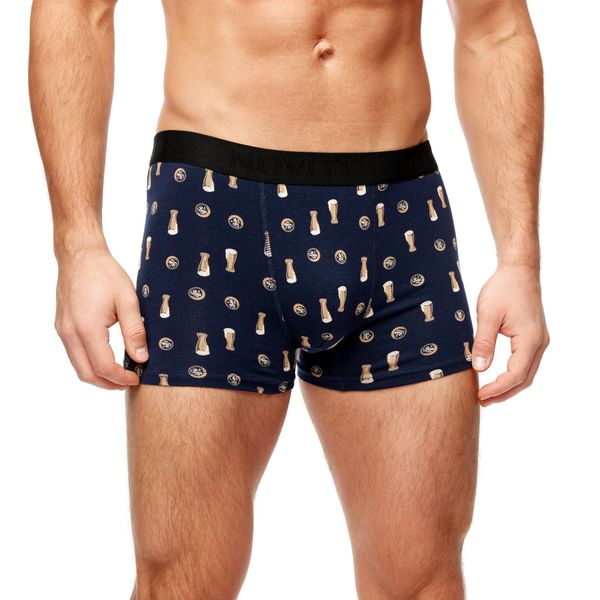 NOVITI NOVITI Man's Men's Boxers BB006-M-03 Navy Blue