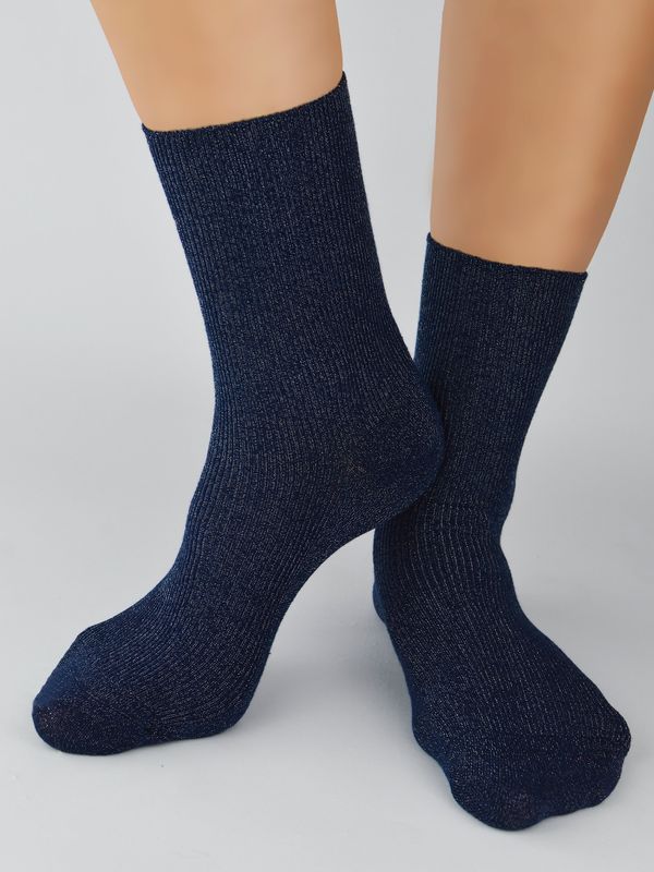 NOVITI NOVITI Woman's Socks SB075-W-02 Navy Blue