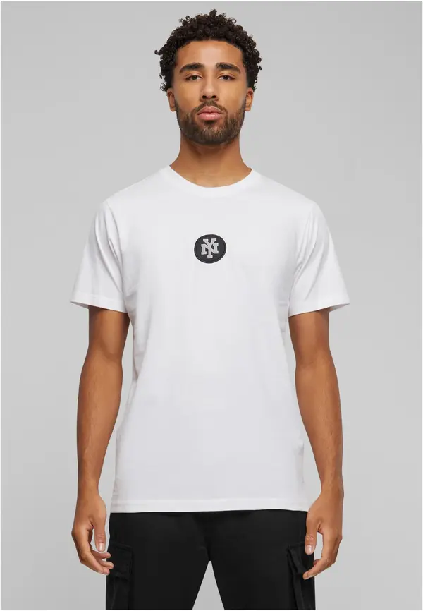 Mister Tee NY Patch Tee White
