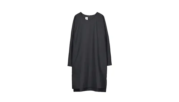 Makia Obleka - Makia Current Long Sleeve Dress W Črna