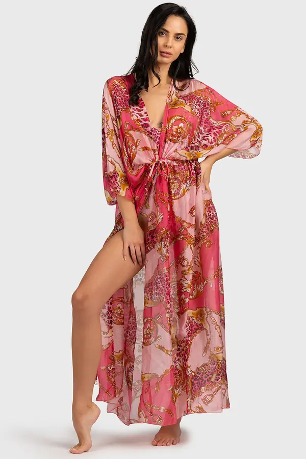 Guess Obleka za na plažo Guess Abito Donna