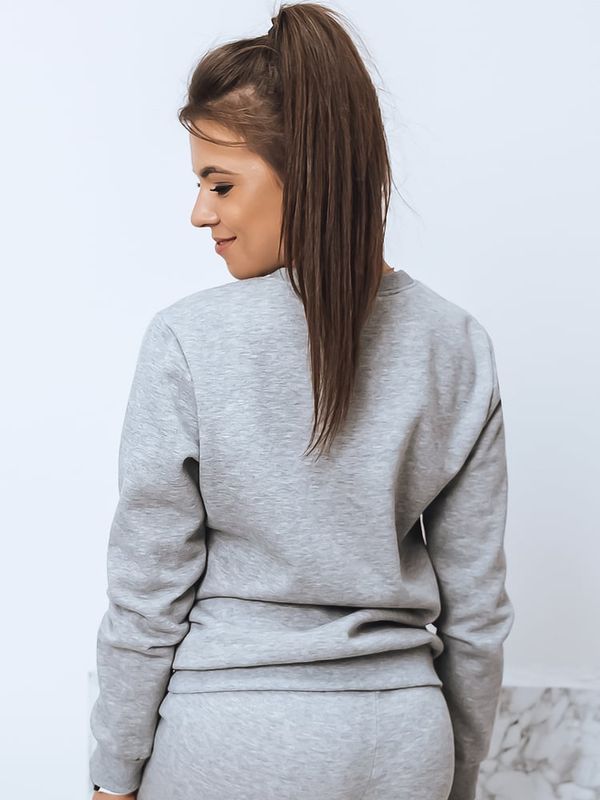 DStreet ODESSA women's sweatshirt light grey Dstreet z