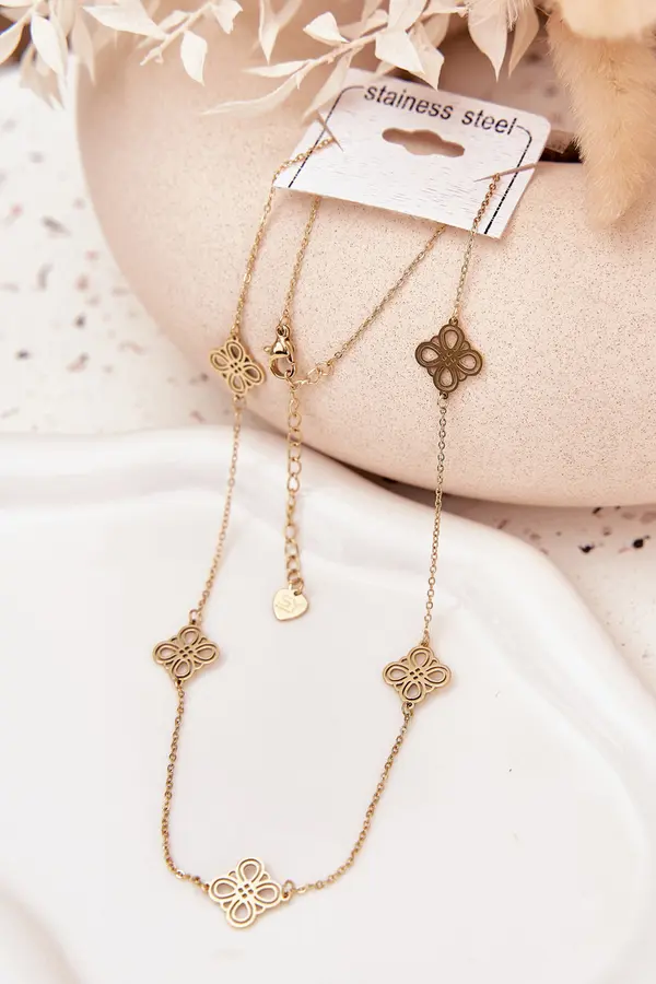 Boto Ogrlica Boto iz nerjavečega jekla, zlata