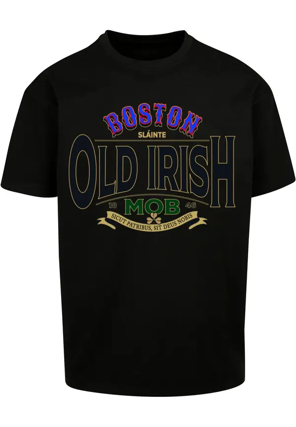 Mister Tee Old Irish Mob Oversize Tee Black