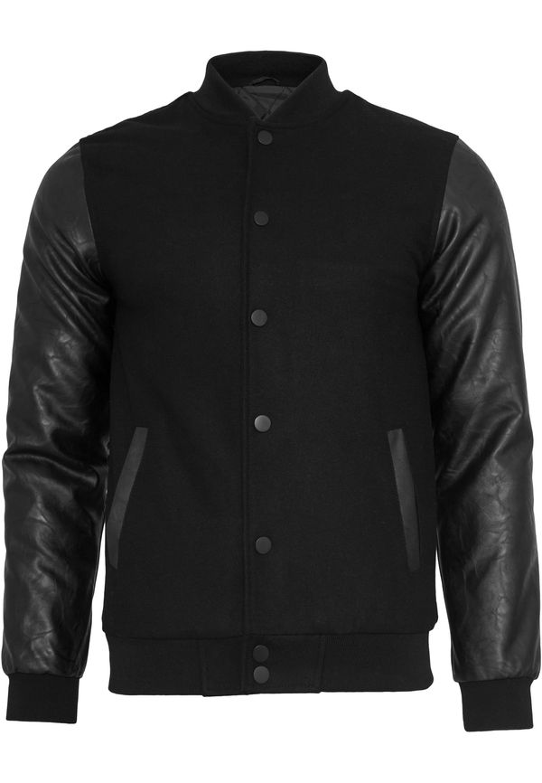 Urban Classics Oldschool College Jacket blk/blk