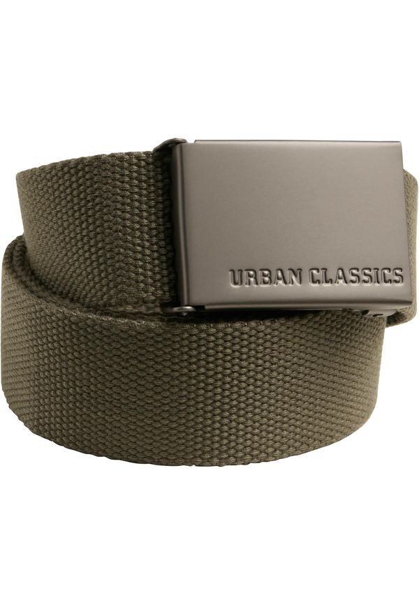 Urban Classics Olive canvas belts