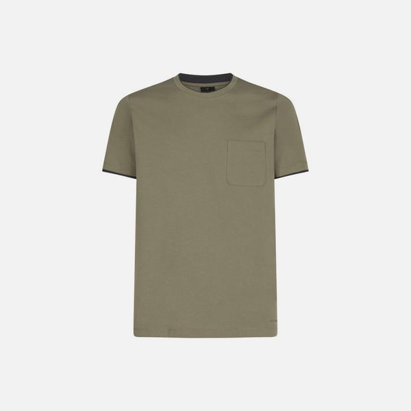 GEOX Olive Men's T-Shirt Geox T-Shirt - Men