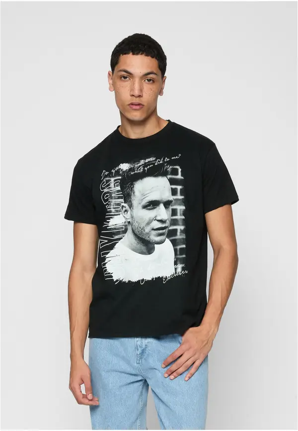 Merchcode Olly Murs Lyrics T-Shirt Black