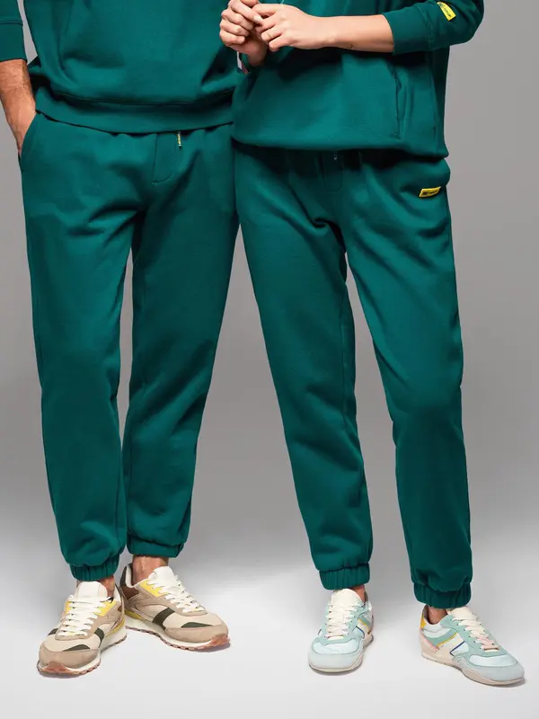 Ombre Ombre Classic unisex sweatpants with drawstrings - dark green